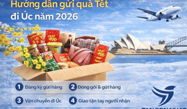 Hướng dẫn gửi quà Tết đi Úc năm 2026