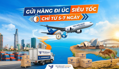 Review dịch vụ gửi hàng đi Úc nhanh trong 5-7 ngày