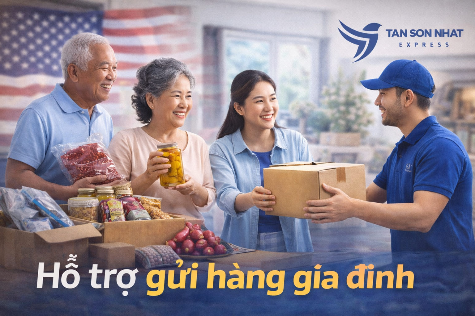Đơn vị hỗ trợ gửi hàng gia đình