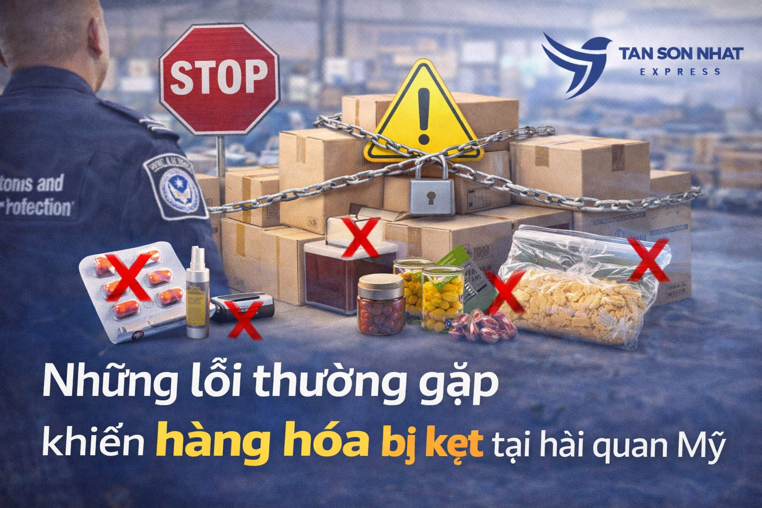 Những lỗi thường gặp khiến hàng hóa bị kẹt tại hải quan Mỹ