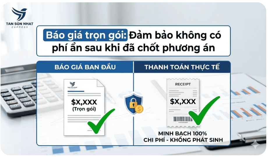 Giá cả minh bạch, rõ ràng